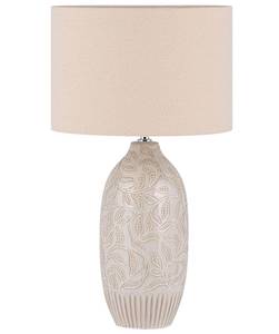 Lampe de table SALZA Beige - Céramique - 32 x 57 x 32 cm