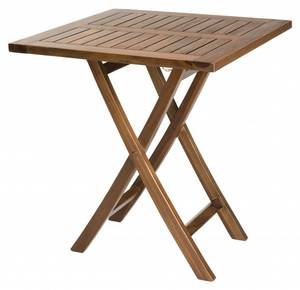 Teak Garten Tacle 2 Personen Braun - Massivholz - Holzart/Dekor - 70 x 75 x 70 cm