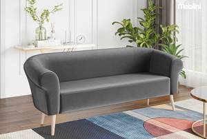 Sofa Emilia (3-Sitzer) Dunkelgrau