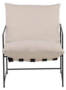 Fauteuil Sedalia Blanc - Textile - 69 x 98 x 90 cm