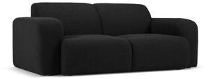 Sofa MOLINO 2 Sitzplätze Schwarz