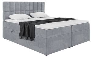 Boxspringbett Lukas Grau - 180 x 214 cm - H3