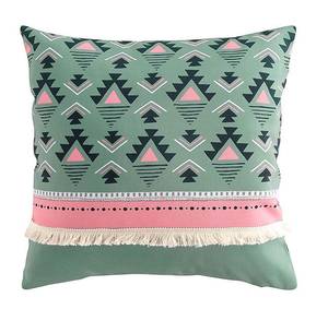 Coussin déco Esmeralda Vert - Textile - 45 x 45 x 45 cm