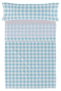 VICHY BLUE BETTLAKEN-SET Blau - Textil - 1 x 160 x 270 cm