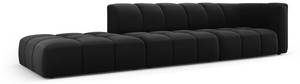 modulares Sofa SERENA 4 Sitzplätze Schwarz