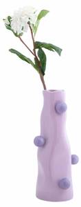 Vase Bola Violett - Keramik - 11 x 28 x 11 cm