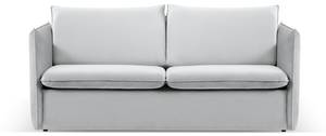 ausklappbares Sofa AGATE 3 Sitzplätze Silber