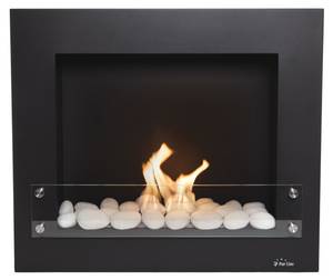 Bioethanol-Kamin BESTBIO DESIGN B Schwarz - Glas - 70 x 60 x 20 cm