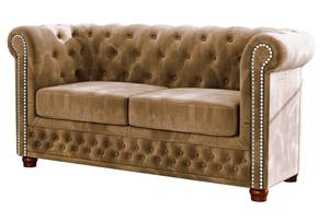 Ely 2-Sitzer Chesterfield Sofa Beige