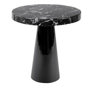 Table d'appoint Marble Noir - Métal - 40 x 42 x 40 cm