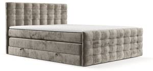 Boxspringbett Blend Beige - Breite: 120 cm