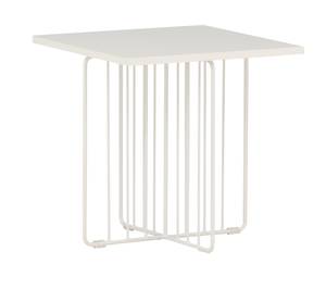 Table basse DAYTON CT40 Blanc - Bois manufacturé - 40 x 40 x 40 cm