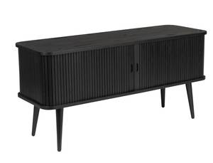 Buffet design bois noir Noir