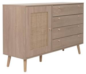 Sideboard M43 Braun - Holzwerkstoff - Holz teilmassiv - 120 x 77 x 38 cm