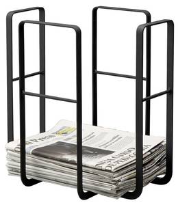 Zeitungsständer NEWS RACK TOWER Schwarz