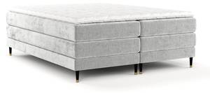 Boxspringbett Navas Grau - Breite: 160 cm