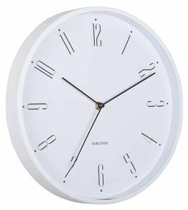 Horloge murale Regal Numbers Blanc