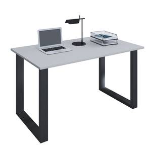 Schreibtisch Lona Schwarz - Grau - Breite: 110 cm