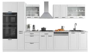 Küchenzeile R-Line Weiß - Breite: 350 cm