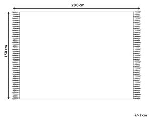 Kuscheldecke CHAOHANI Cremeweiß - Weiß - 150 x 200 cm