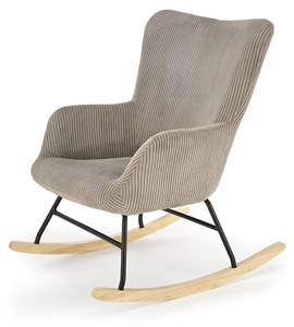 Fauteuil à bascule  Belmiro Gris - Textile - 72 x 98 x 88 cm