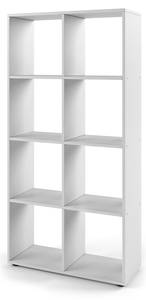 Meuble de rangement cube Scutum 23114 Blanc - 72 x 143 x 29 cm