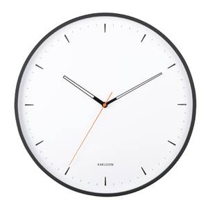 Wanduhr Calm Schwarz - 40 x 40 x 5 cm