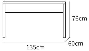 Bureau Smuk BRI-9091 Blanc