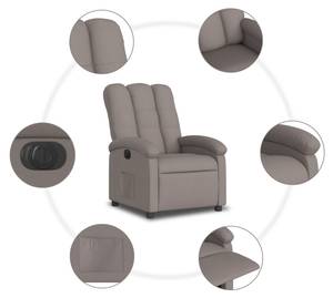 Fauteuil inclinable électrique 3032264-4 Taupe