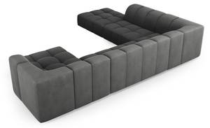 modulares U-Formsofa SERENA 7 Sitzplätze Schiefergrau