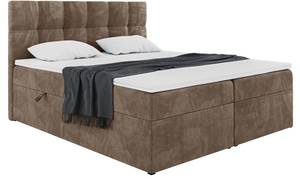 Boxspringbett Raco Braun - Breite: 140 cm - H4