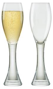 Manhattan Champagnerflöten 2er Set Glas - 6 x 24 x 6 cm