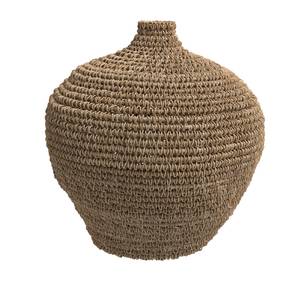 Vase Cajou Marron - Fibres naturelles - 48 x 49 x 48 cm