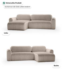 Ecksofa Pablitto Hellbraun