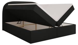 Boxspringbett ZEN mit Bettkasten Schwarz - Breite: 180 cm - H2