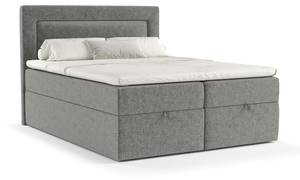 Boxspringbett Palmera Grau - Breite: 140 cm