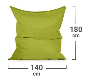 Pouf "Square" XL 120x160cm - 270 L Jaune vert