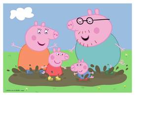 Puzzle Peppa Pig 2x24 Teile Papier - 20 x 4 x 28 cm