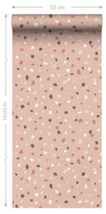 Tapete Terrazzo-Motiv 7299 Rosé - 53 x 1005 x 1005 cm