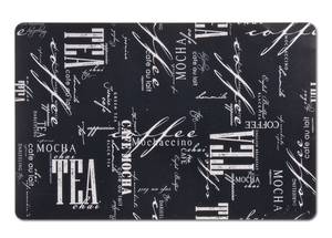 Platzset "Coffee&Tea", Kunststoff Schwarz - Kunststoff - 29 x 1 x 44 cm