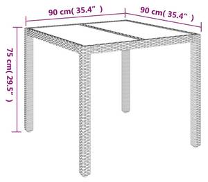 Garten Essgruppe 3029222-1 (3-teilig) Grau