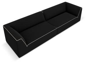 Sofa RUBY 4 Sitzplätze Schwarz