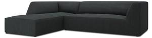 Ecksofa RUBY 4 Sitzplätze Schwarz