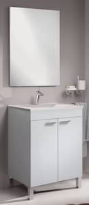 Badezimmermöbel NewYork Weiß - Holzwerkstoff - 45 x 80 x 60 cm