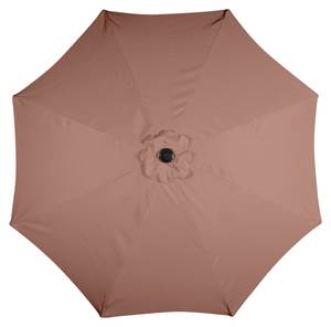 Parasol Félix Rouge - En partie en bois massif - 300 x 246 x 300 cm