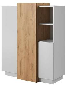 Highboard FRANCOLI Weiß - Holzwerkstoff - 45 x 133 x 110 cm