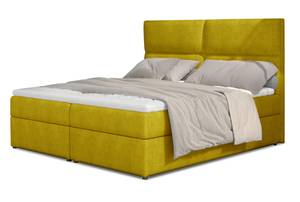 Boxspringbett GLOW Gelb - Breite: 165 cm