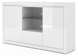 Kommode BELLO BIANCO 150x40x89 Weiß - Holzwerkstoff - Kunststoff - 150 x 89 x 40 cm