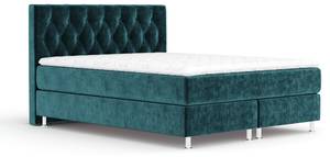 Boxspringbett Excelsior Türkis - Breite: 140 cm