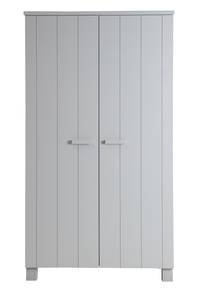 Armoire Dennis Imitation béton - Gris minéral